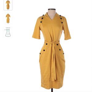 Grace Karin - Goldenrod yellow pocket dress * limited time & shipping discount